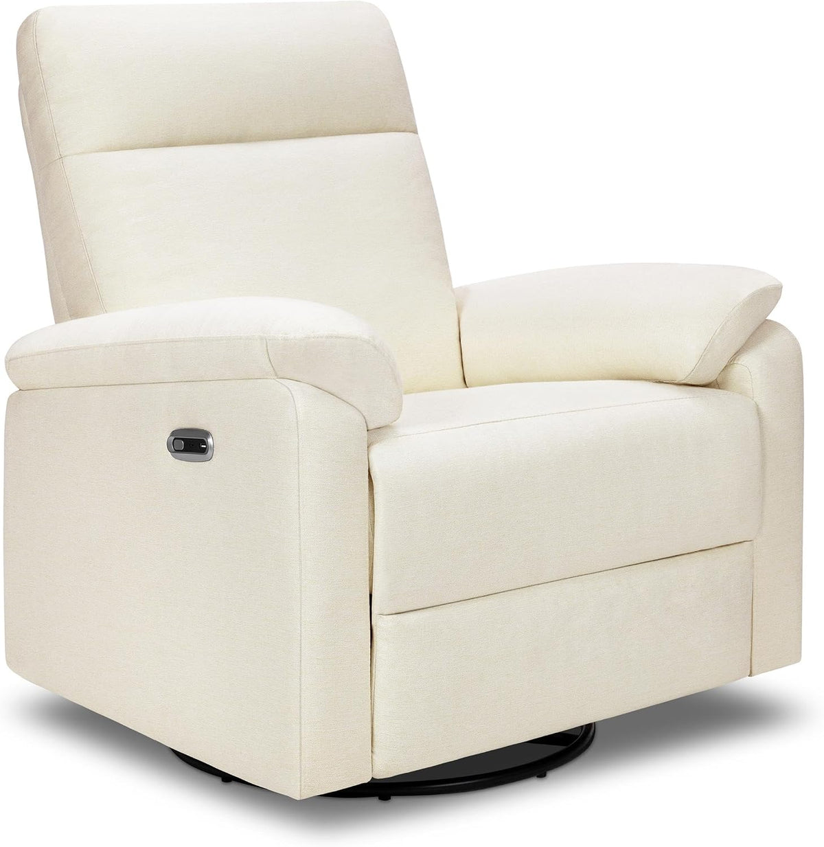 DaVinci Suzy Recliner Glider w/ 270° Swivel, Electronic, Vanilla