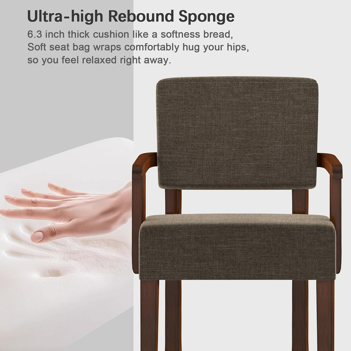 FAGAGA Accent Chair, Living Room Chairs Oversized with Soft Seat
