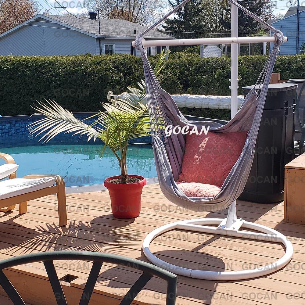 gocan large hammock swing chair, 39.4 x 53.1in, front angle view