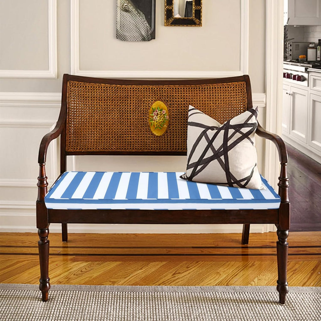mrsenloi outdoor bench cushion, 48 x 16 x on a desk or shelf