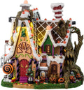 Lemax The Candy Witch Cottage Lighted Building, #45204 Halloween Display