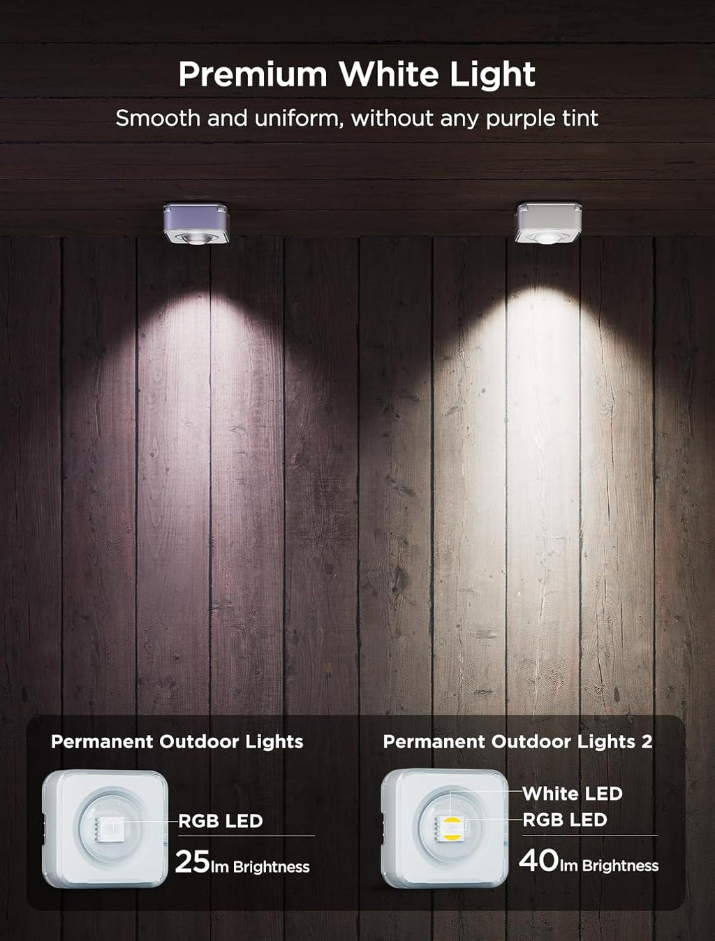 govee permanent outdoor lights 2, 100ft rgbic outdoor, package contents