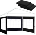 Church Window Canopy Sidewalls for 10x10 Pop Up Canopy