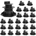 24Pack Adjustable Deck Support Pedestal, 2-3/8" to 5-1/2" Height