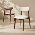 CHUN YI Dining Chairs Set of 8, Upholstered Wooden Dining Room Chairs