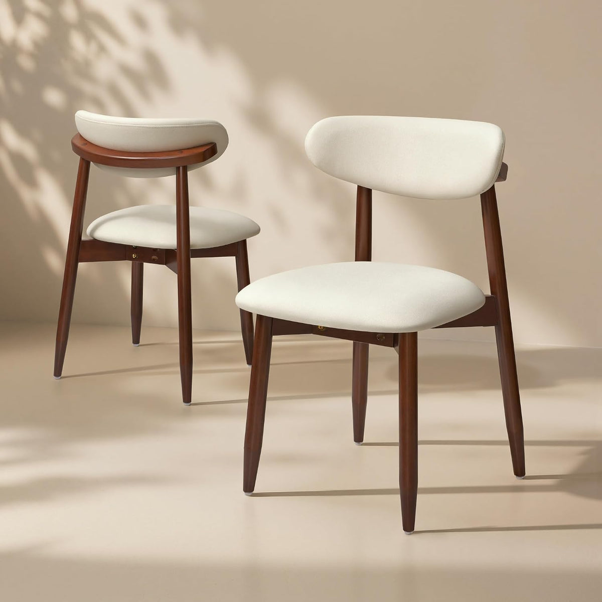 CHUN YI Dining Chairs Set of 8, Upholstered Wooden Dining Room Chairs