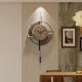 Large Wall Clocks Decorative with Temperature Display℃, Silent Unique Wall Clocks for Farmhouse, Office, Living Room, Kitchen, Home, Bathroom & Bedroom Wall Decor