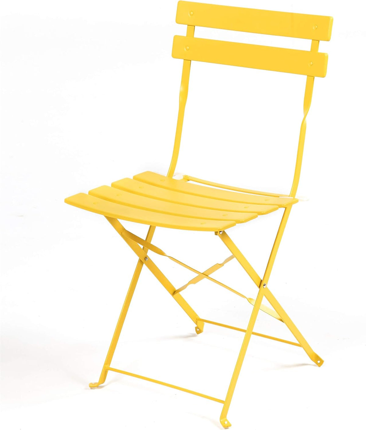 Grand Patio 3 Piece Folding Patio Bistro Set for Outdoor Balcony, Yellow