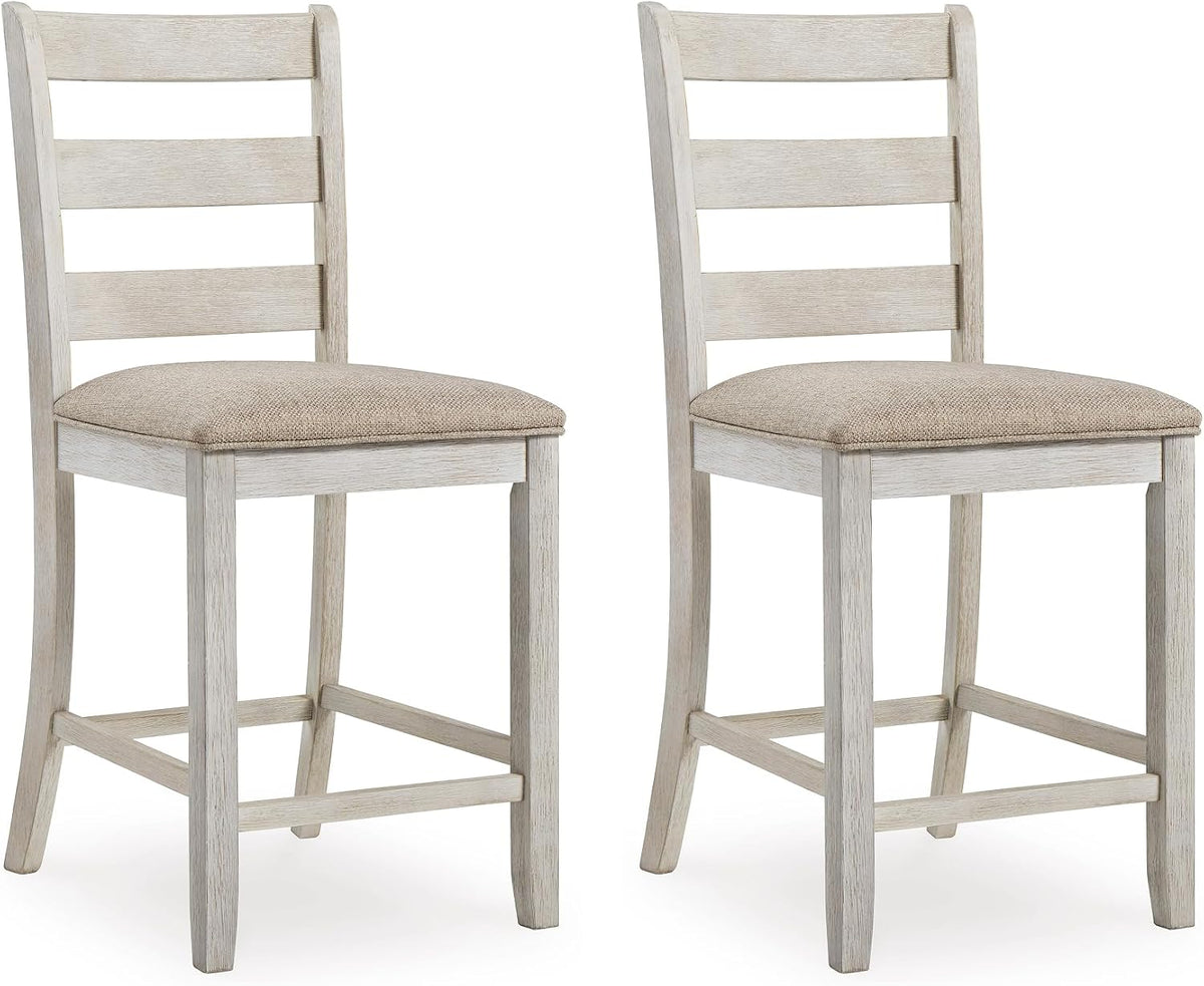 Signature Design by Ashley Counter Height Barstools, Set of 2, Farmhouse