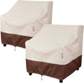 Waterproof Patio Furniture Chair Covers 2Pack, 28"W x 30"D x 32"H