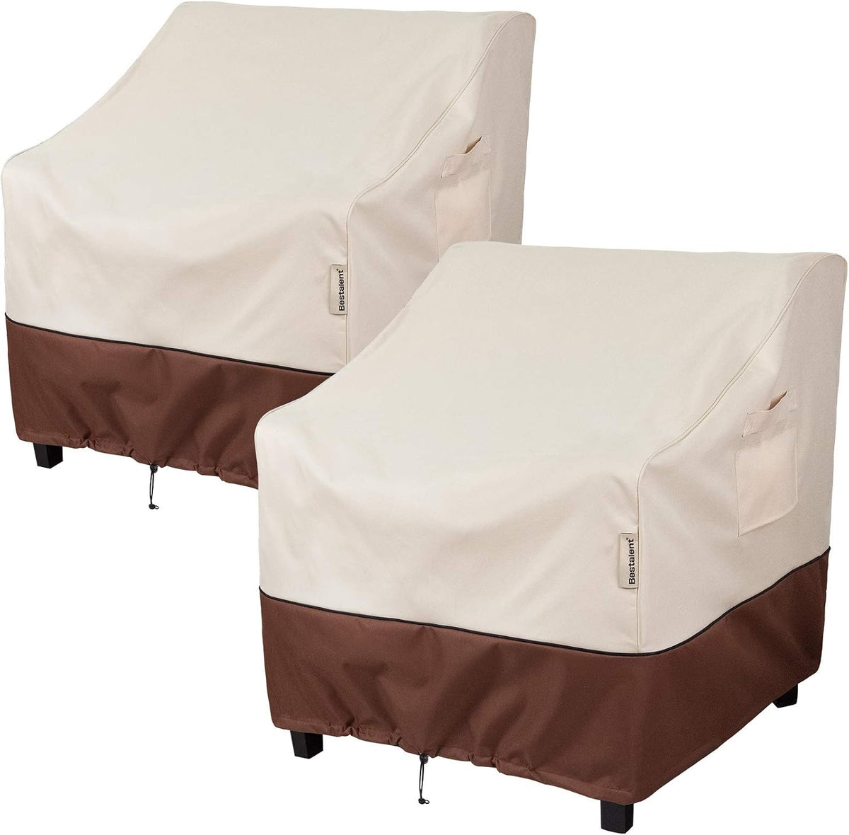 waterproof patio furniture chair covers 2pack, 28"w x shown in use