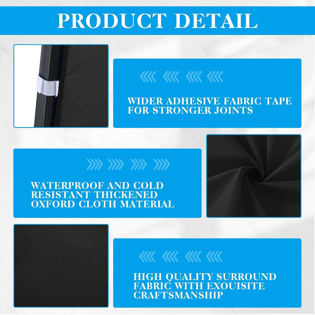 canopy half wall tent sidewall for 10x10 pop, close-up detail