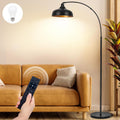 Arch Floor Lamps with Remote, Dimmable Floor Lamp 70” Black Tall Lamp