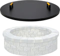 FEBTECH - 30" Round Fire Pit Lid - Heat Resistant Fire Pit Cover Round