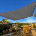 Artpuch Sun Shade Sail 20'X20' Dark Grey Rectangle