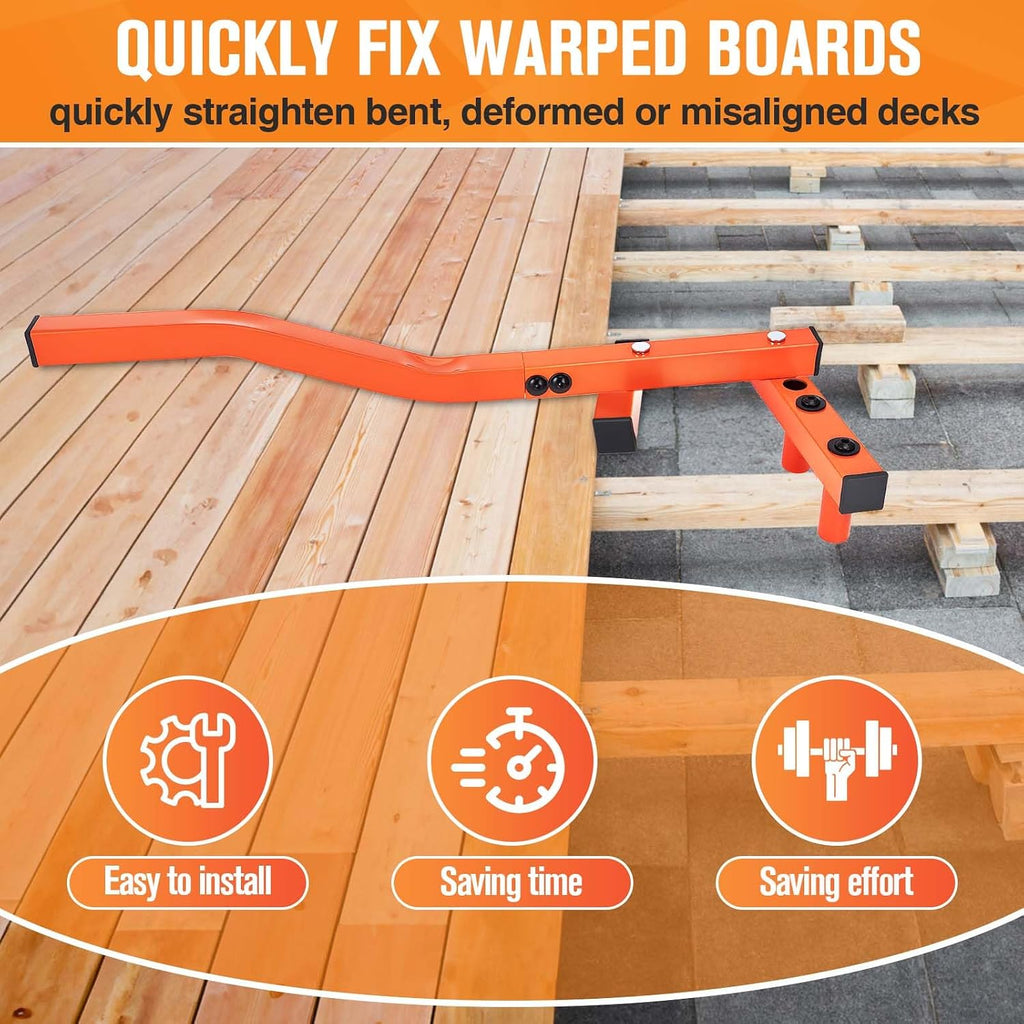 deck board straightening tool 24in, deck board bender, package contents