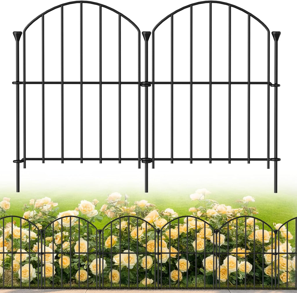 No Dig Garden Fence Panels, Dog Fence Outdoor for Yard, 30 Pack