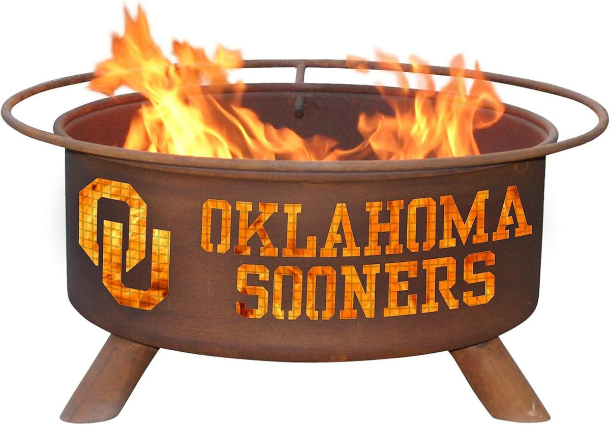 patina products f218, 30 inch university of oklahoma showing dimensions