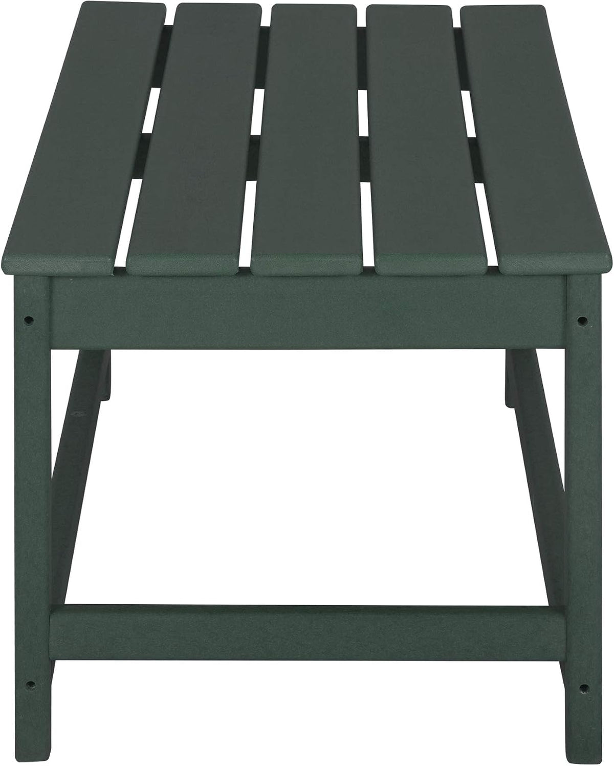 WestinTrends Malibu 3-Piece Set Outdoor Coffee and Side Table for Adirondack Chair, Dark Green