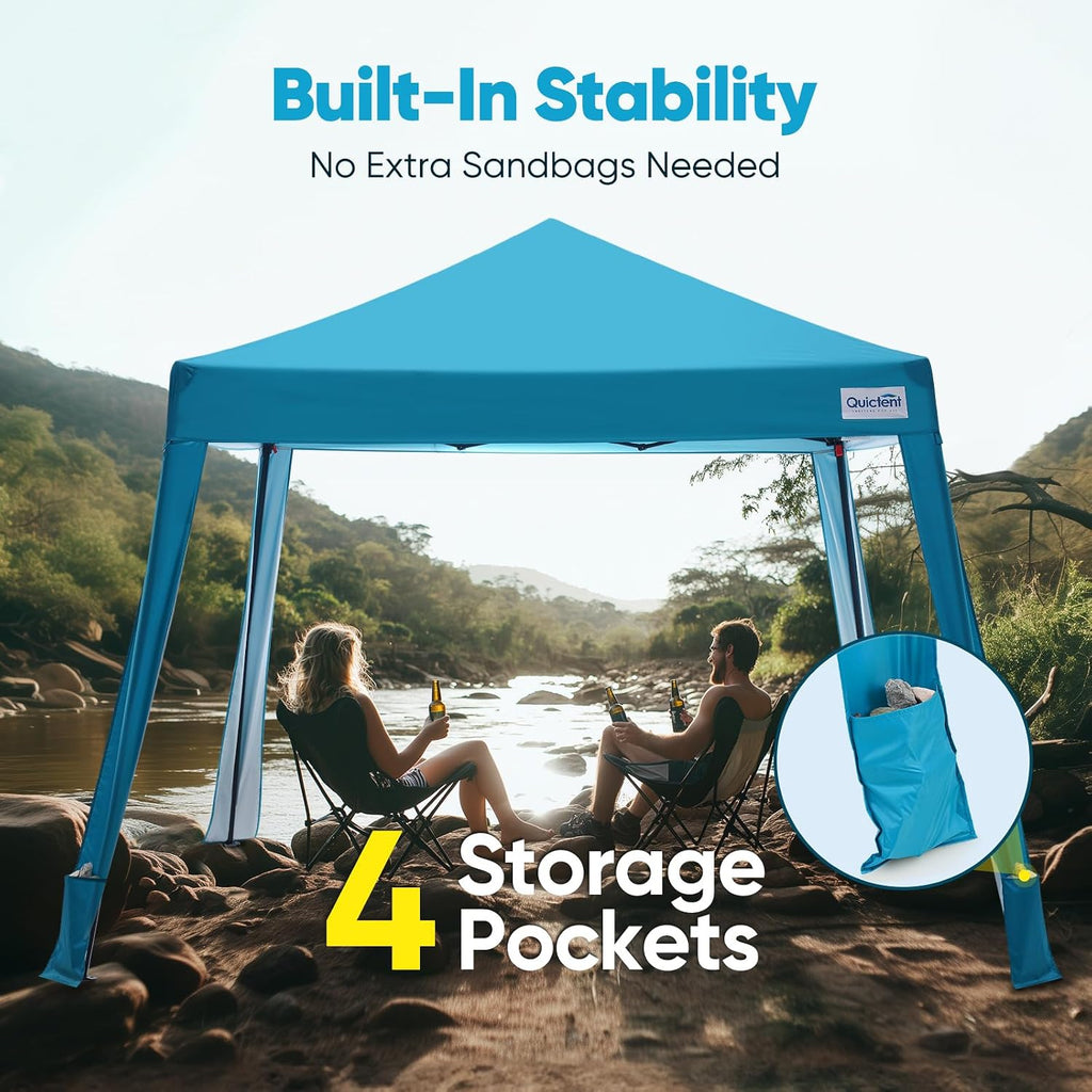 Quictent 10x10 Slant Leg Pop Up Canopy Tent