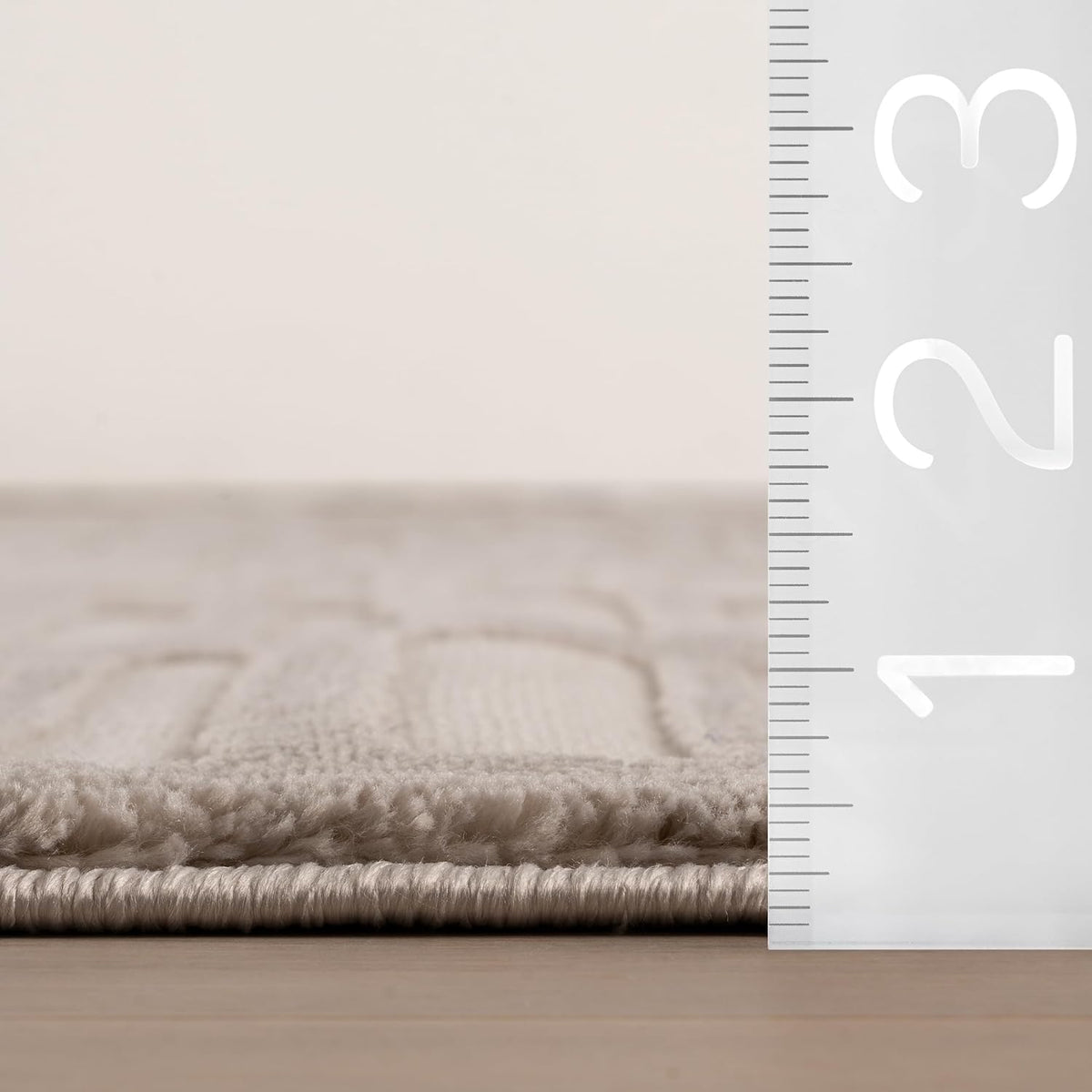 nuLOOM Kailani Cream/Grey Abstract Washable Area Rug, 3' x 5'
