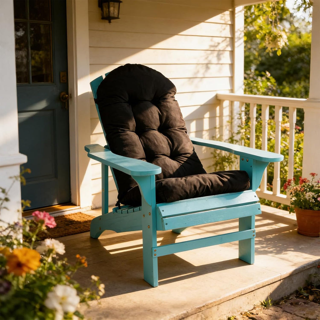 outdoor adirondack chair cushions set of 2, non-slip on a desk or shelf