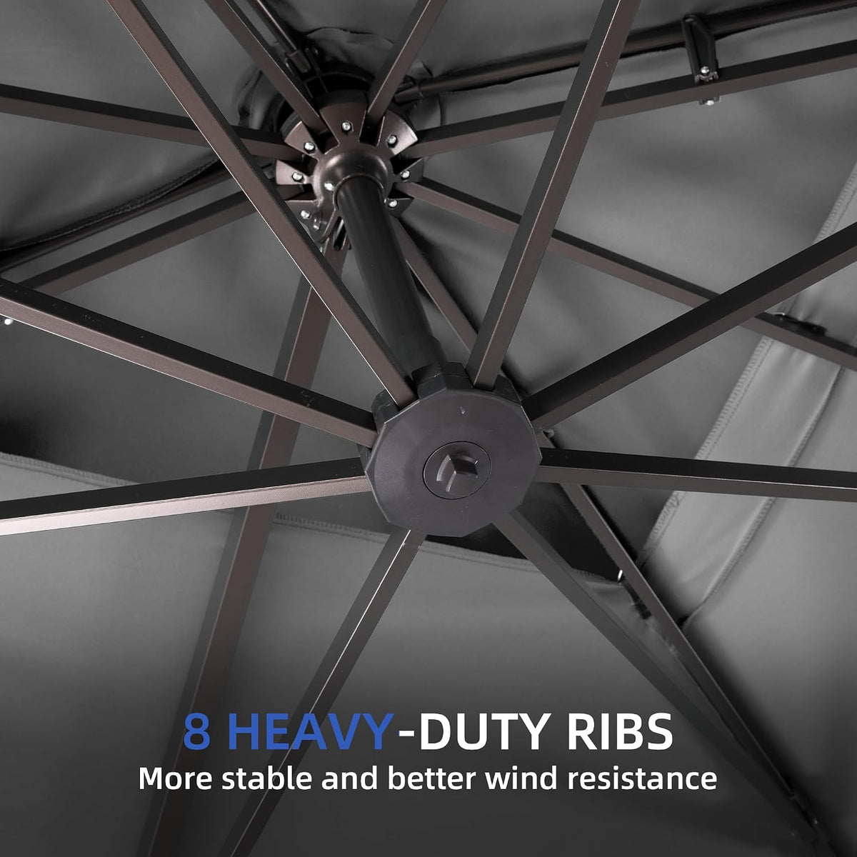 10 X 13 FT Cantilever Patio Umbrella Rectangle Outdoor Umbrellas