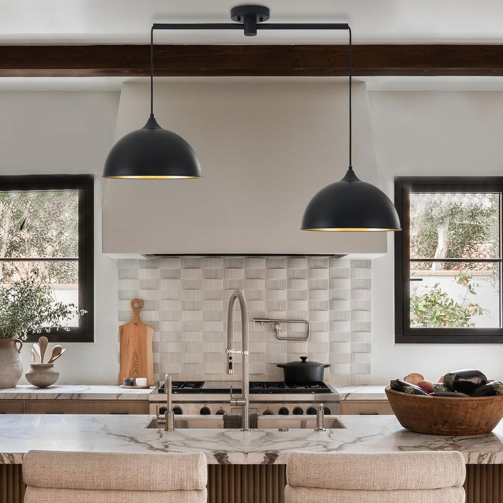 pendant lights kitchen island, 2-pack dome pendant light, package contents