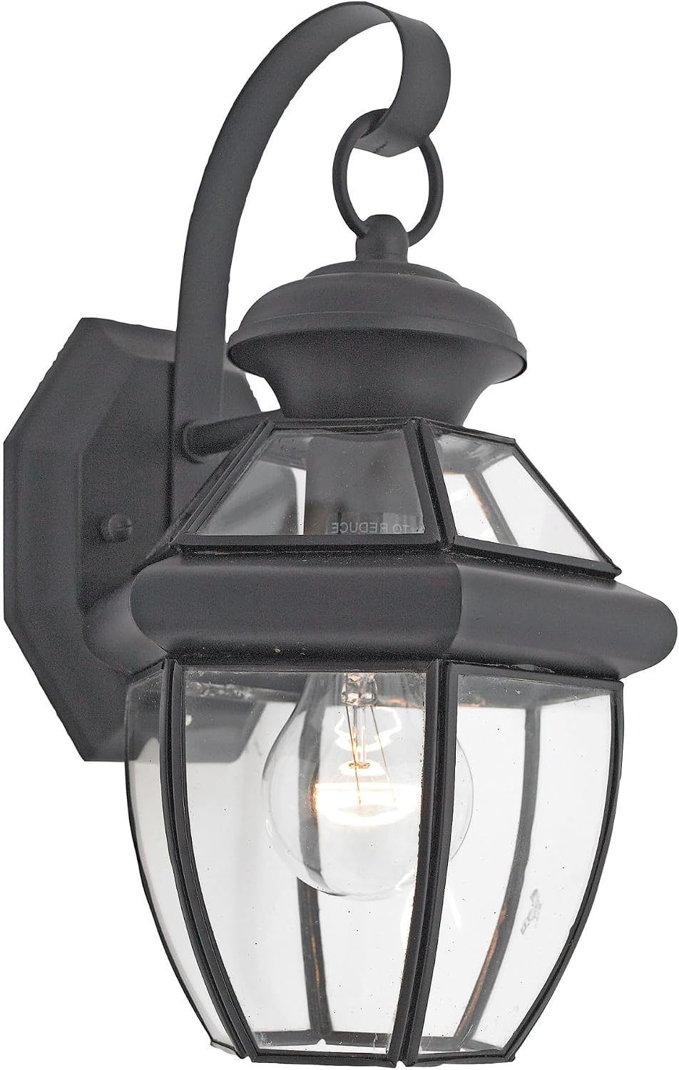 Quoizel Newbury 12" Outdoor Wall Lantern, Mystic Black
