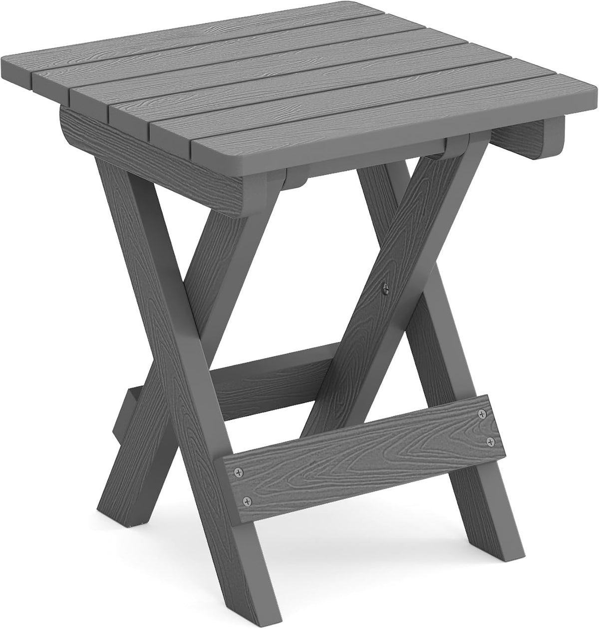 lue bona small outdoor folding side table hdps on a desk or shelf