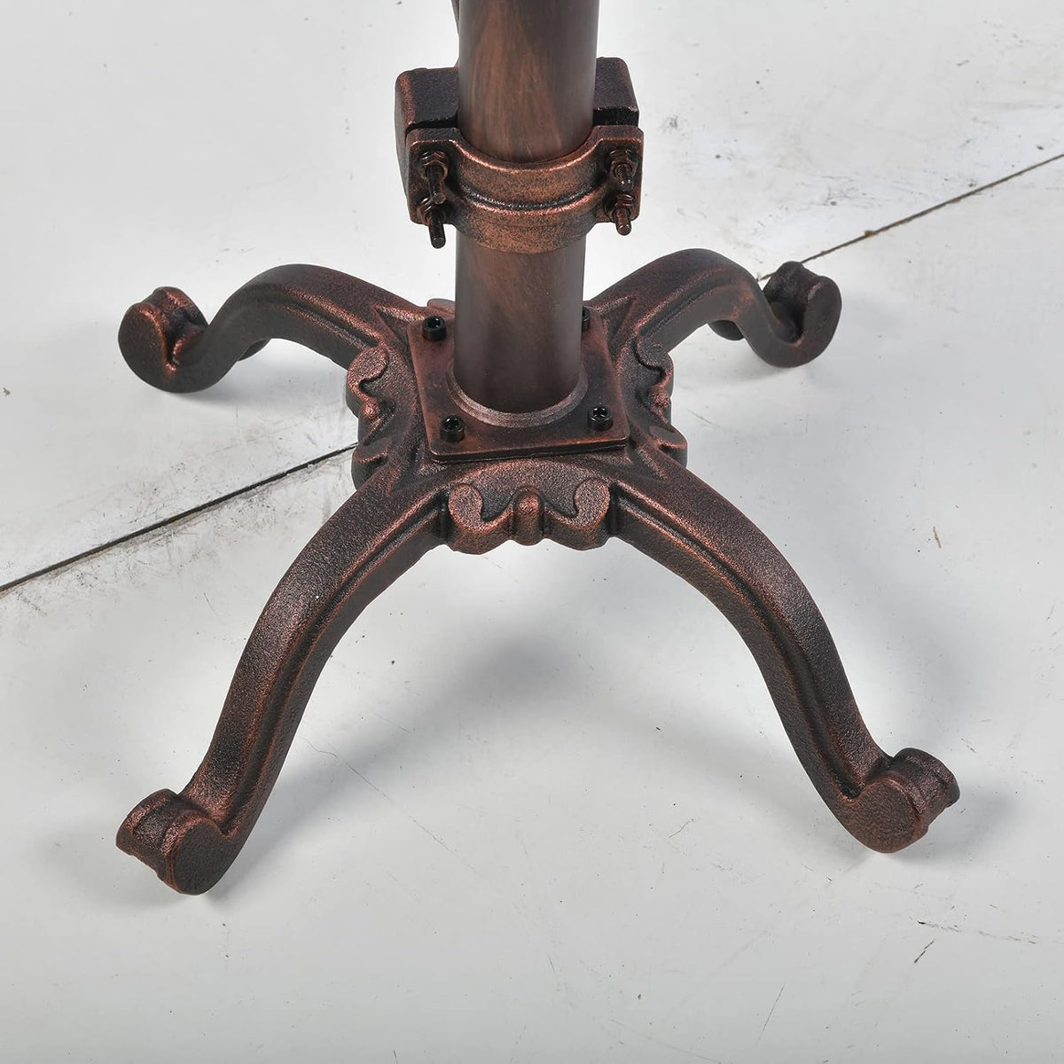 Industrial Design Metal Adjustable Height Backrest Chair Vintage Tractor Saddle Bar Stool Copper