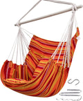 ADVOKAIR Hammock Chair Swing 500lbs Steel Bar 2 Cushions Multi Size