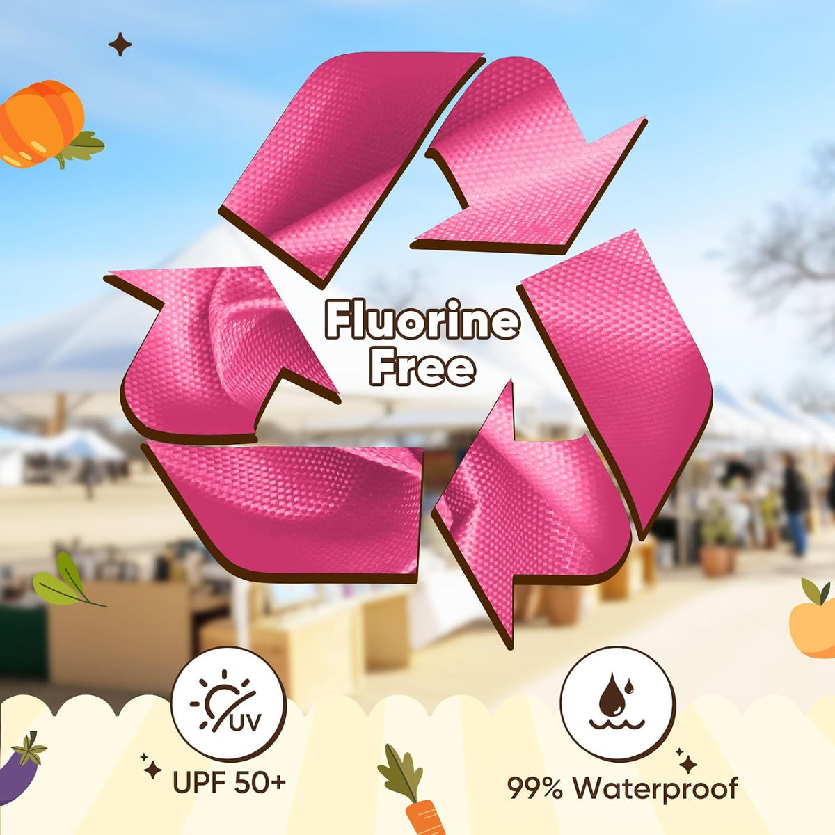 Quictent 10x10 Pop Up Canopy Tent with 2 Sidewalls