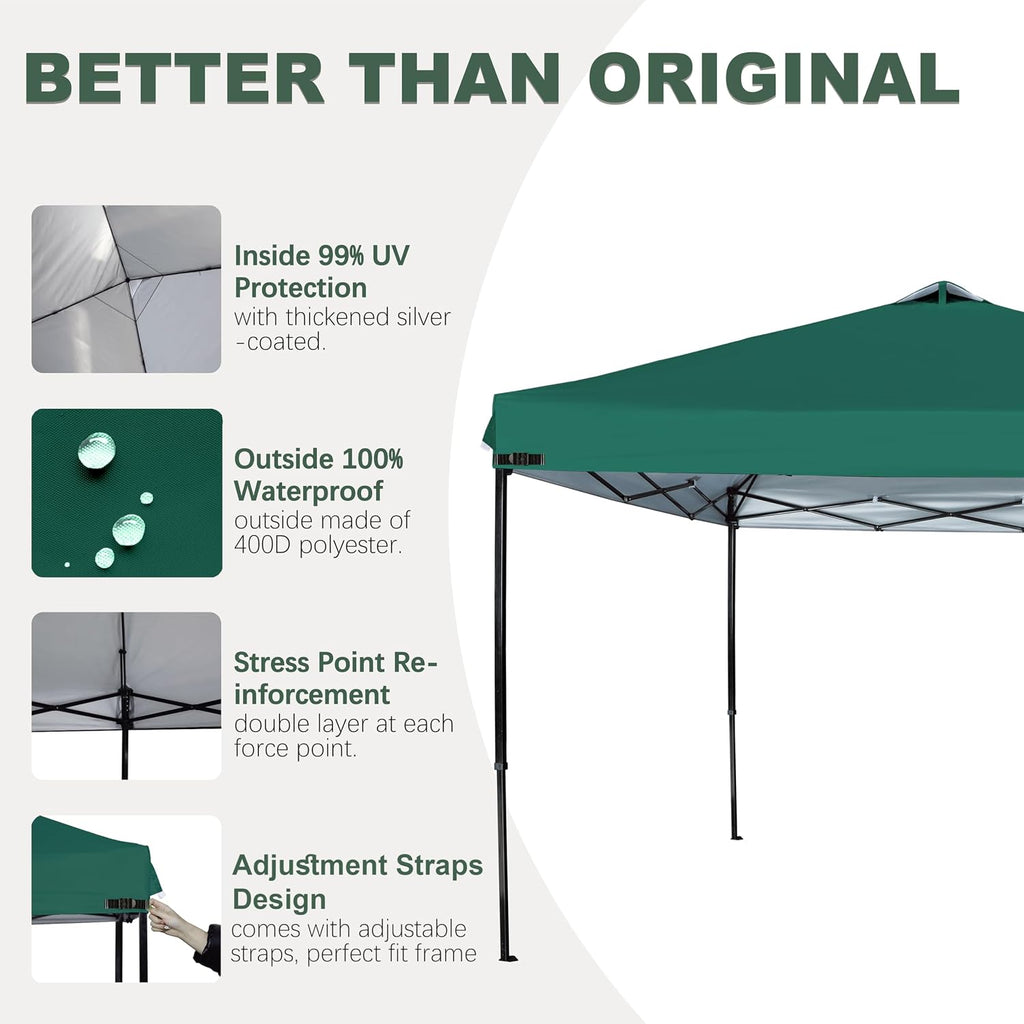Canopy Replacement Top for Most 8x8ft Straight Leg Frame
