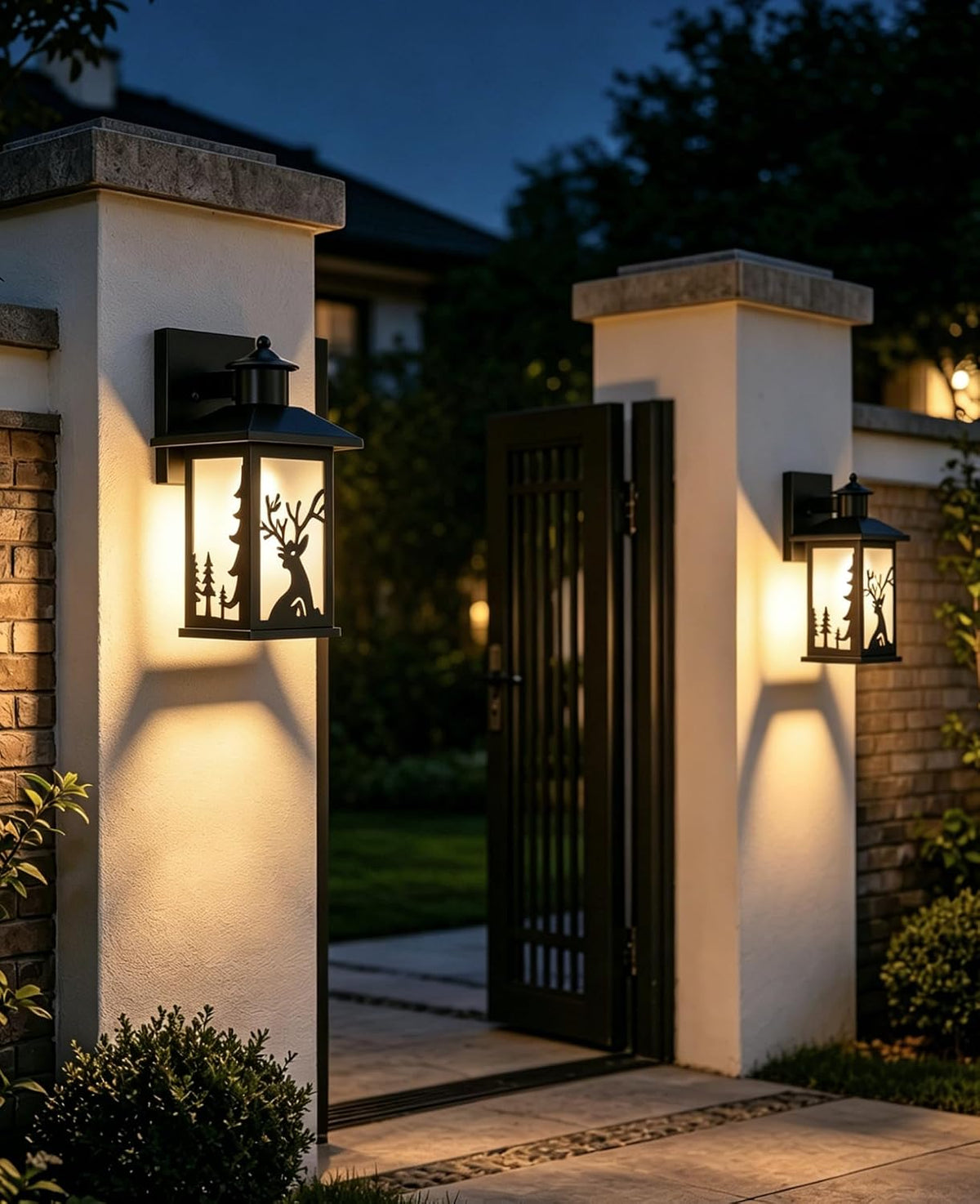 JAYNLT Rustic Porch Light,Outdoor Lights for House,Patio,Front Door,2Pack