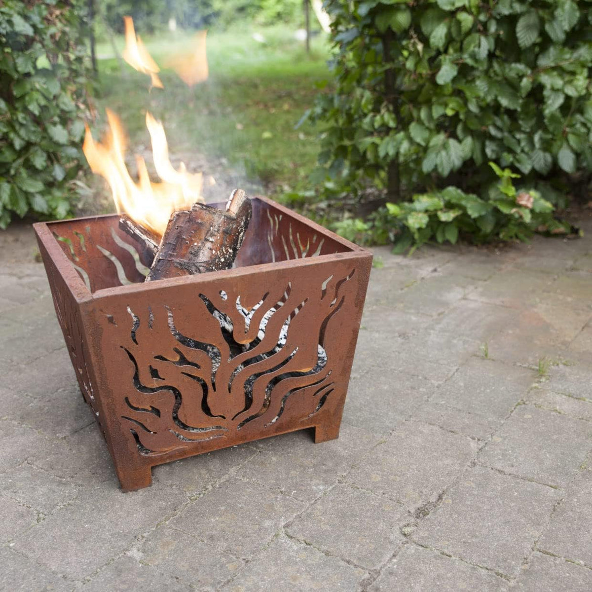 esschert design fire basket with legs, package contents