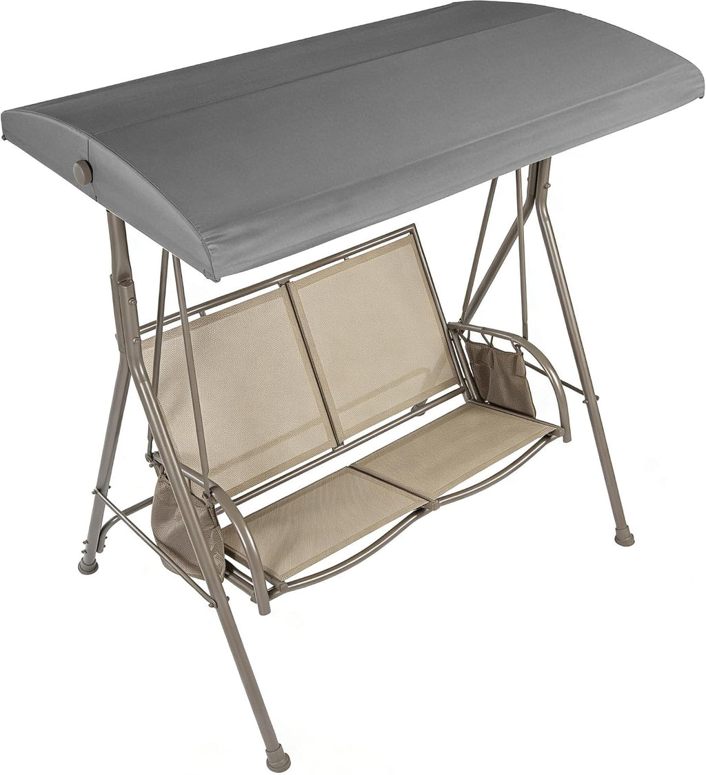 2 person replacement swing cover canopy, swing top shown in use