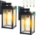 Solar Wall Lights Outdoor Waterproof with 3 Lighting Modes & Motion Sensor