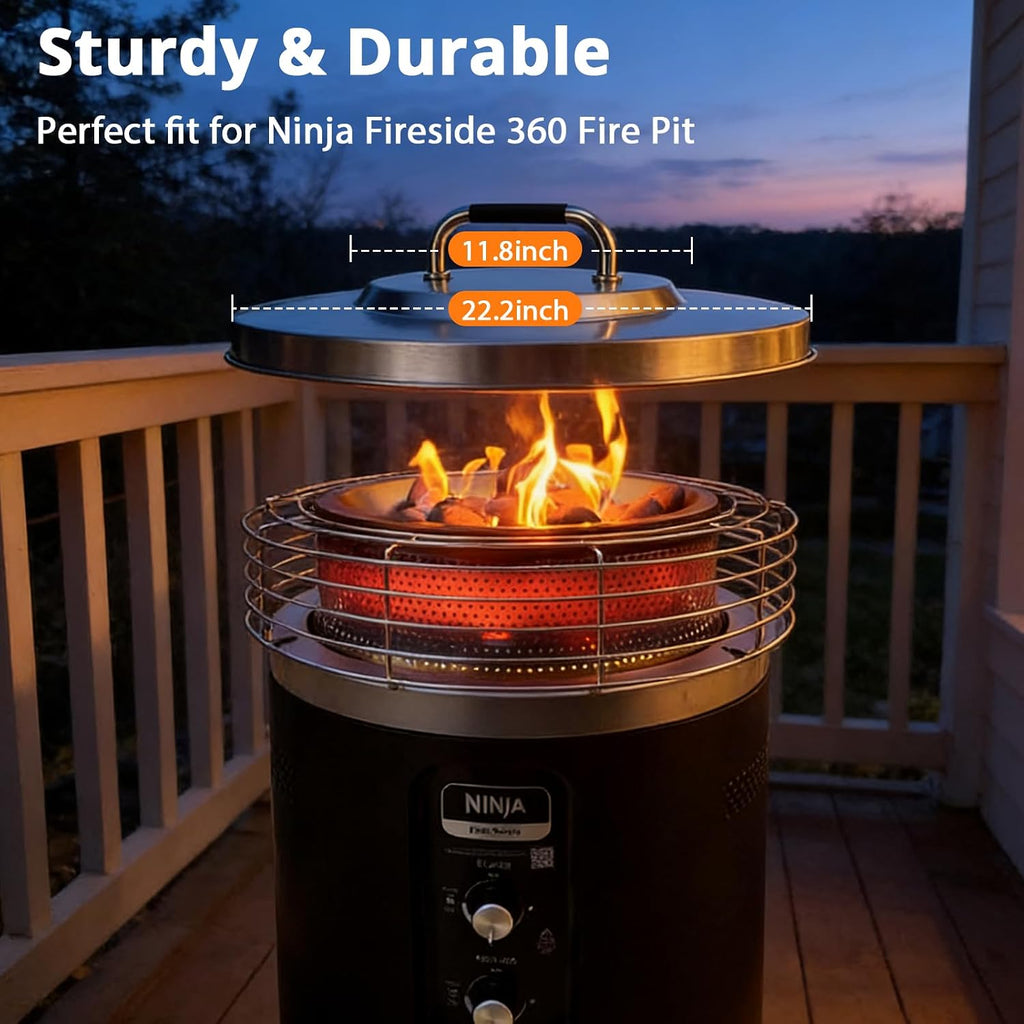 Fire Pit Lid for Ninja Fireside360, Cover for Ninja Fireside360 Accessories