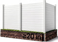 VEVOR Outdoor Privacy Screen 50in W x 50in H 3-Panel Air Conditioner Fence