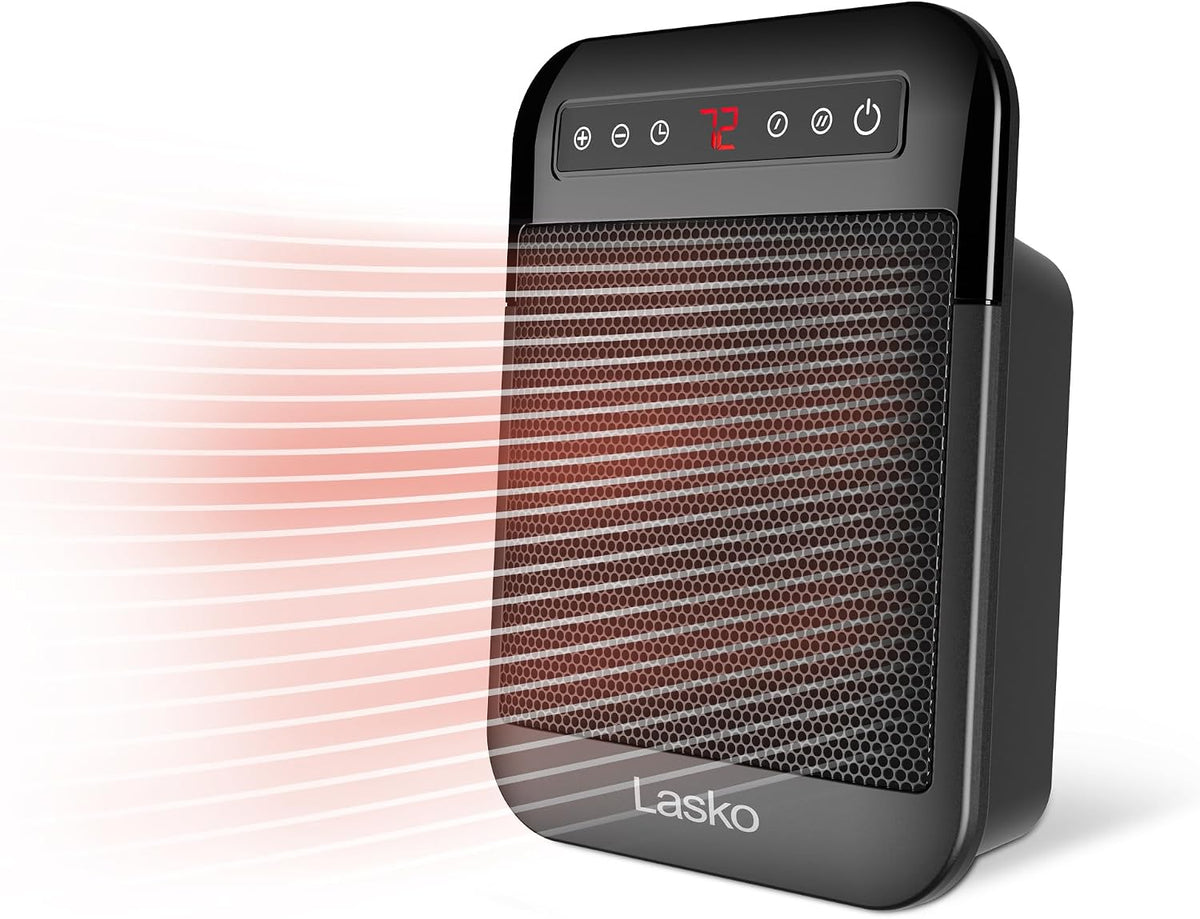 Lasko MyHeat Max Portable Ceramic Space Heater - 9” - CD09101 - Black
