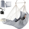Chihee Hammock Chair Foot Rest 2 Cushions Max 500 lb Metal Spreader Bar