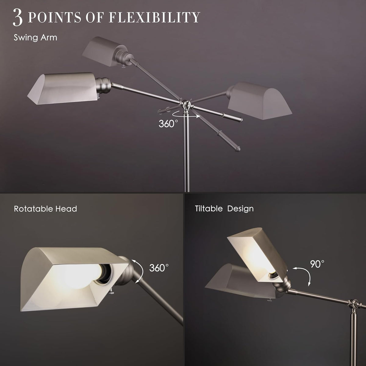 O’Bright - Pharmacy Floor Lamp (Brushed Nickel)