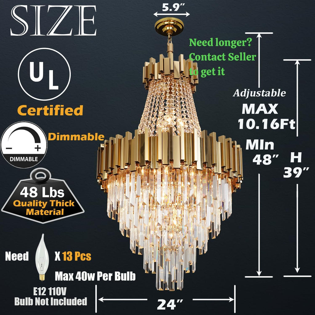 Foyer Chandeliers for High Ceilings Gold Chandelier Light Fixture