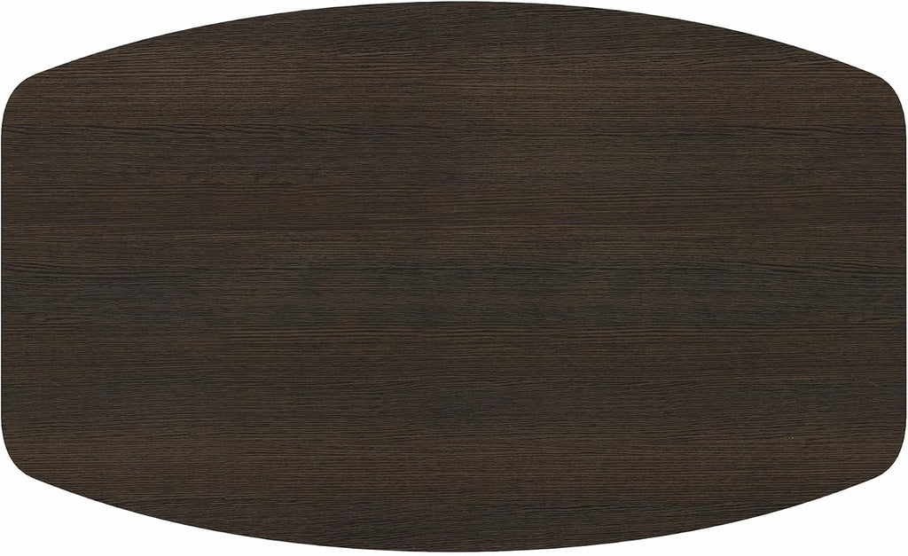 Furinno Simple Design Coffee Table, Dark Brown