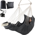 Chihee Hammock Chair Foot Rest 2 Cushions Max 500 lb Metal Spreader Bar