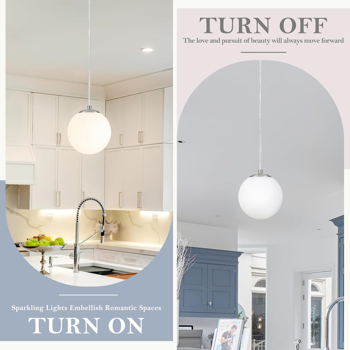 koko&yukina 6 inch globe pendant light nickel globe showing dimensions