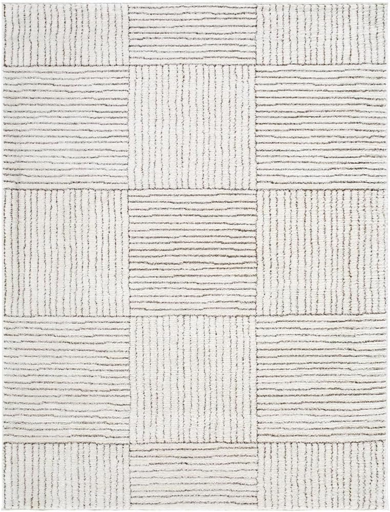 Livabliss x Galey Alix Architect II Modern Geometric Area Rug, 6'7" x 9' (7' x 9'), Brown