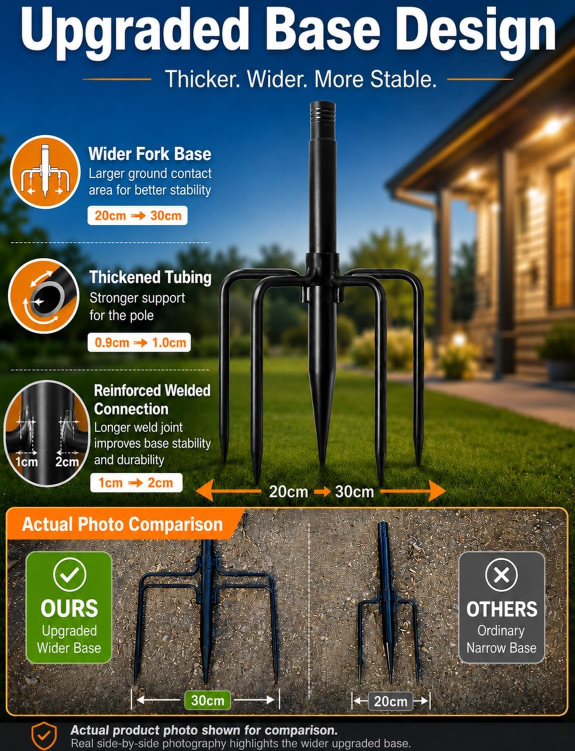 string light poles for outside, adjustable metal patio, close-up detail