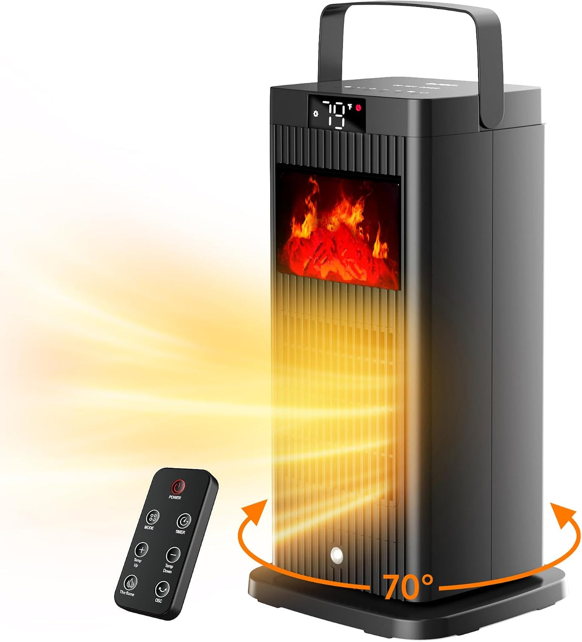 2026 Space Heater 1500W Portable Electric PTC Ceramic